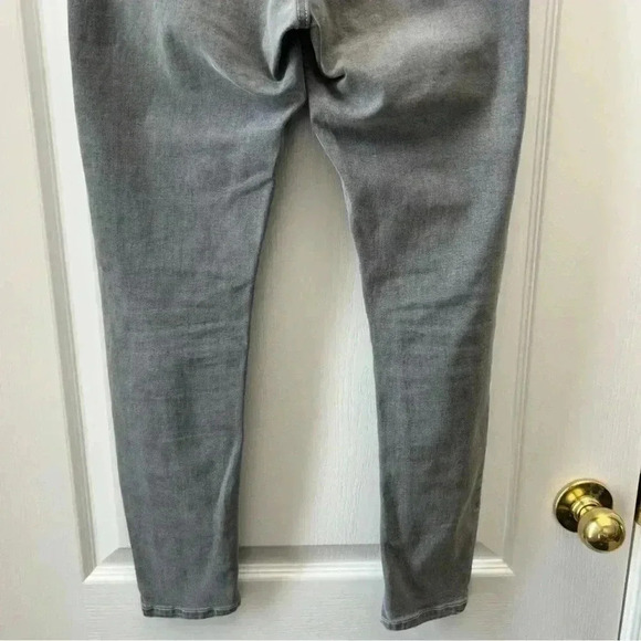 Topshop Jamie Skinny Jeans High Rise Ankle Cropped  Grey Size 26 - Picture 7 of 13